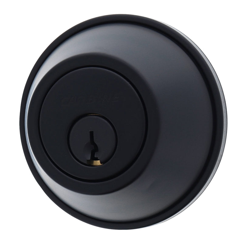 Carbine ALB series Double Cylinder Deadbolt, 60-70mm backset, C4 Keyed to Differ , Boxed, Matte Black