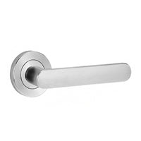 LOCKWOOD SYMPHONY 106 DOOR LEVER ON ROUND ROSE FULL SET - AVAILABLE IN VARIOUS FINISHES