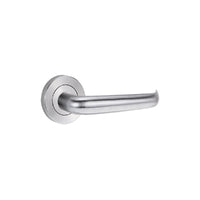 LOCKWOOD SYMPHONY 180 DOOR LEVER ON ROUND ROSE FULL SET - AVAILABLE IN VARIOUS FINISH