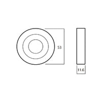 LOCKWOOD SYMPHONY 106 DOOR LEVER ON ROUND ROSE FULL SET - AVAILABLE IN VARIOUS FINISHES