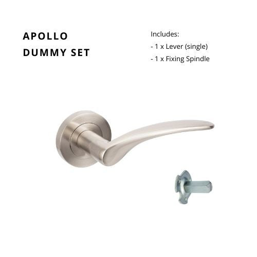 ZANDA APOLLO - Brushed Nickel, Satin Chrome