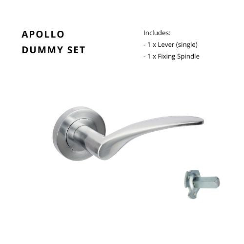 ZANDA APOLLO - Brushed Nickel, Satin Chrome