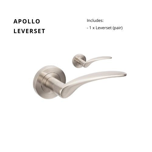 ZANDA APOLLO - Brushed Nickel, Satin Chrome