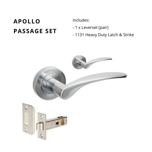 ZANDA APOLLO - Brushed Nickel, Satin Chrome