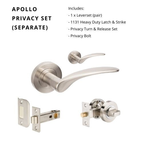 ZANDA APOLLO - Brushed Nickel, Satin Chrome