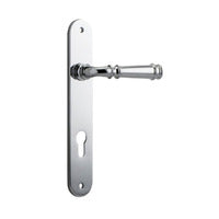 IVER VERONA DOOR LEVER HANDLE ON OVAL BACKPLATE - CUSTOMISE TO YOUR NEEDS