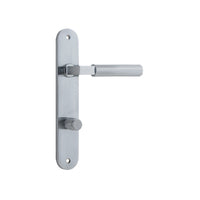 IVER BRUNSWICK DOOR LEVER HANDLE ON OVAL BACKPLATE - CUSTOMISE TO YOUR NEEDS