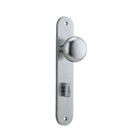 IVER CAMBRIDGE DOOR KNOB ON OVAL BACKPLATE - CUSTOMISE TO YOUR NEEDS