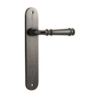 IVER VERONA DOOR LEVER HANDLE ON OVAL BACKPLATE - CUSTOMISE TO YOUR NEEDS