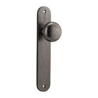 IVER CAMBRIDGE DOOR KNOB ON OVAL BACKPLATE - CUSTOMISE TO YOUR NEEDS