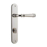 IVER VERONA DOOR LEVER HANDLE ON OVAL BACKPLATE - CUSTOMISE TO YOUR NEEDS