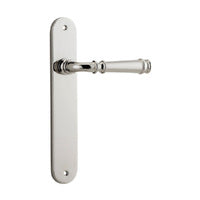 IVER VERONA DOOR LEVER HANDLE ON OVAL BACKPLATE - CUSTOMISE TO YOUR NEEDS