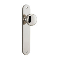 IVER CAMBRIDGE DOOR KNOB ON OVAL BACKPLATE - CUSTOMISE TO YOUR NEEDS