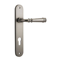 IVER VERONA DOOR LEVER HANDLE ON OVAL BACKPLATE - CUSTOMISE TO YOUR NEEDS