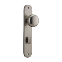 IVER CAMBRIDGE DOOR KNOB ON OVAL BACKPLATE - CUSTOMISE TO YOUR NEEDS