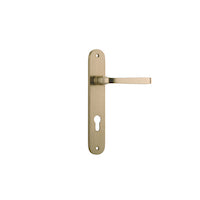 IVER ANNECY DOOR LEVER HANDLE ON OVAL BACKPLATE - CUSTOMISE TO YOUR NEEDS