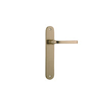 IVER ANNECY DOOR LEVER HANDLE ON OVAL BACKPLATE - CUSTOMISE TO YOUR NEEDS