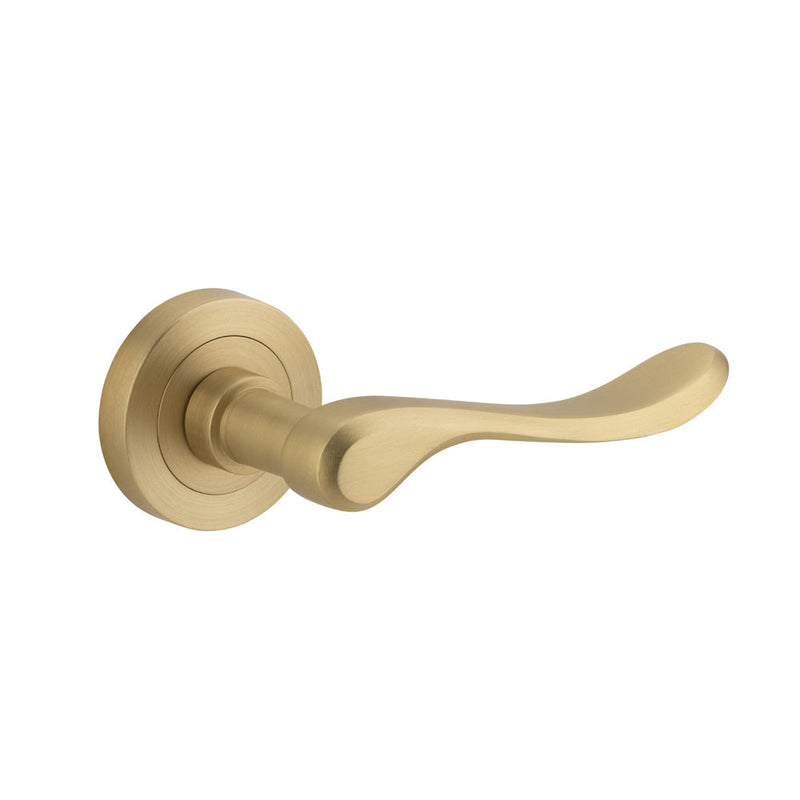 IVER STIRLING DOOR LEVER HANDLE ON ROUND ROSE - CUSTOMISE TO YOUR NEEDS