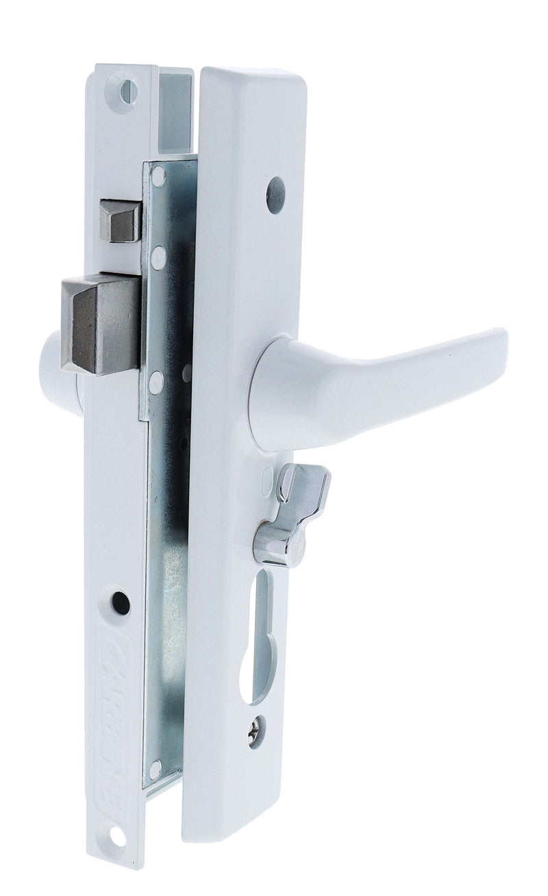 Carbine CSDL Screen Door Lock, Less cylinder, White