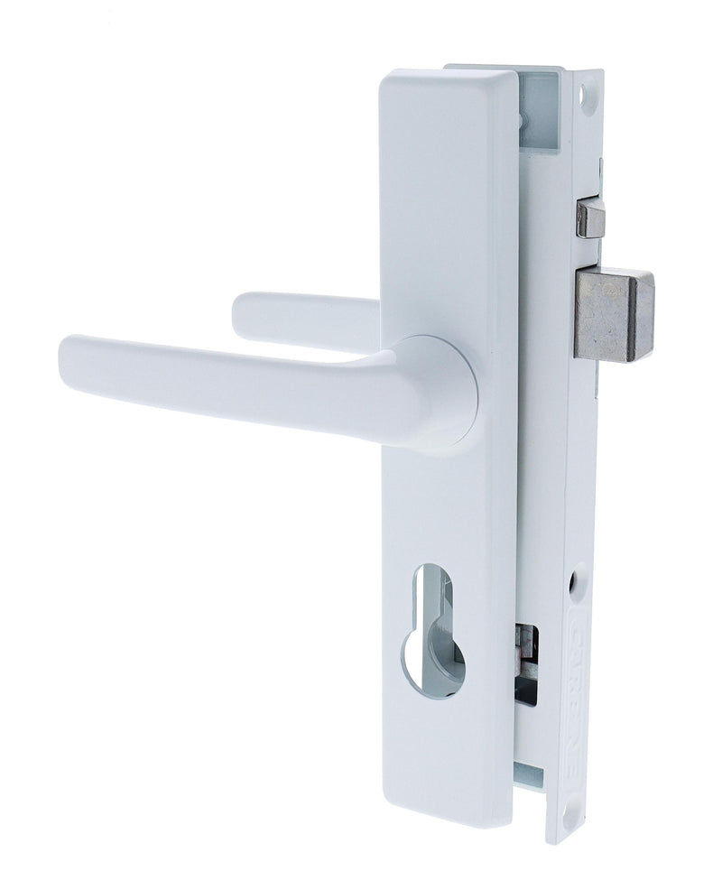 Carbine CSDL Screen Door Lock, Less cylinder, White