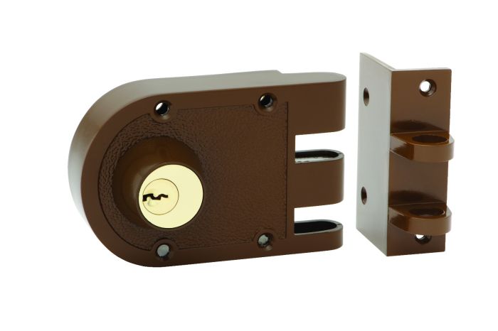 YDK DEADLOCK DOUBLE CYLINDER DP Brown