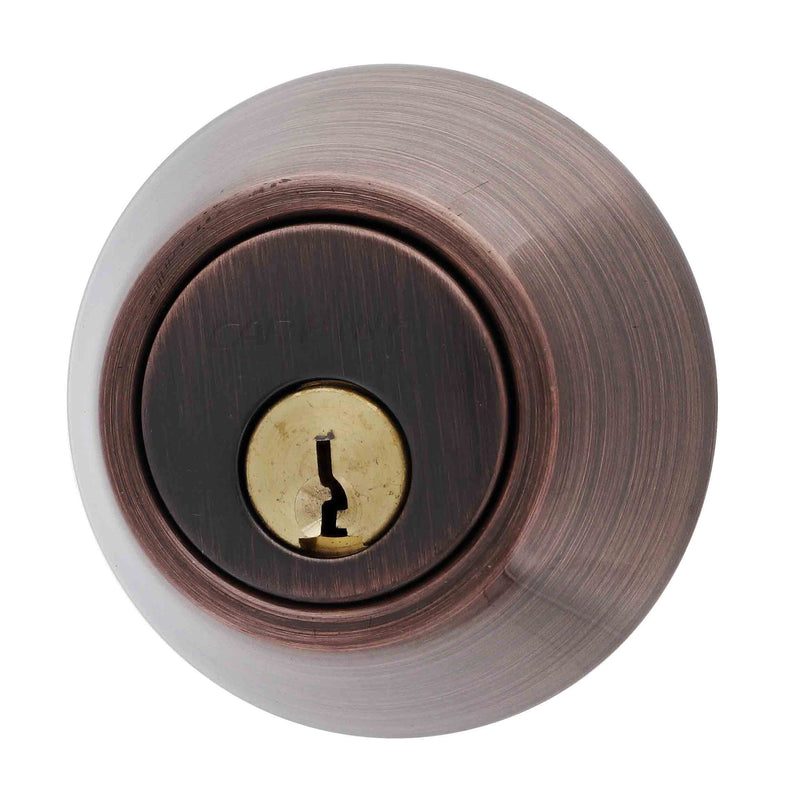 Carbine LB Residential Series Standard Double Cylinder Deadbolt, 60-70mm backset, C4 Keyed to Differ , Display Pack, Antique Bronze