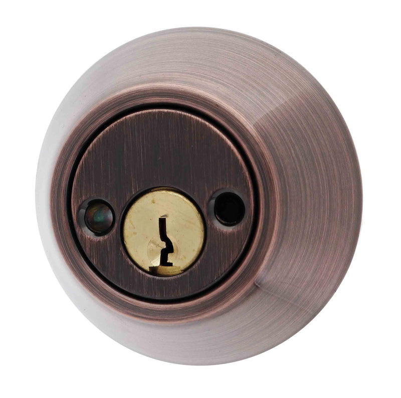 Carbine LB Residential Series Standard Double Cylinder Deadbolt, 60-70mm backset, C4 Keyed to Differ , Display Pack, Antique Bronze