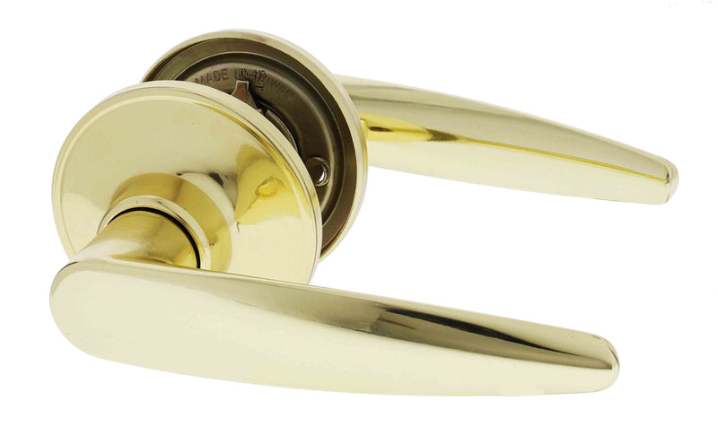 Carbine Kingston SL7000 Tiebolt Standard Passage Lever set,   , Display Pack, Polished Brass