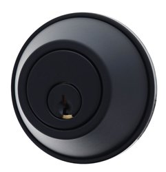 Carbine LB Residential Series Standard Double Cylinder Deadbolt, 60-70mm backset, C4 Keyed to Differ , Boxed, Matte Black