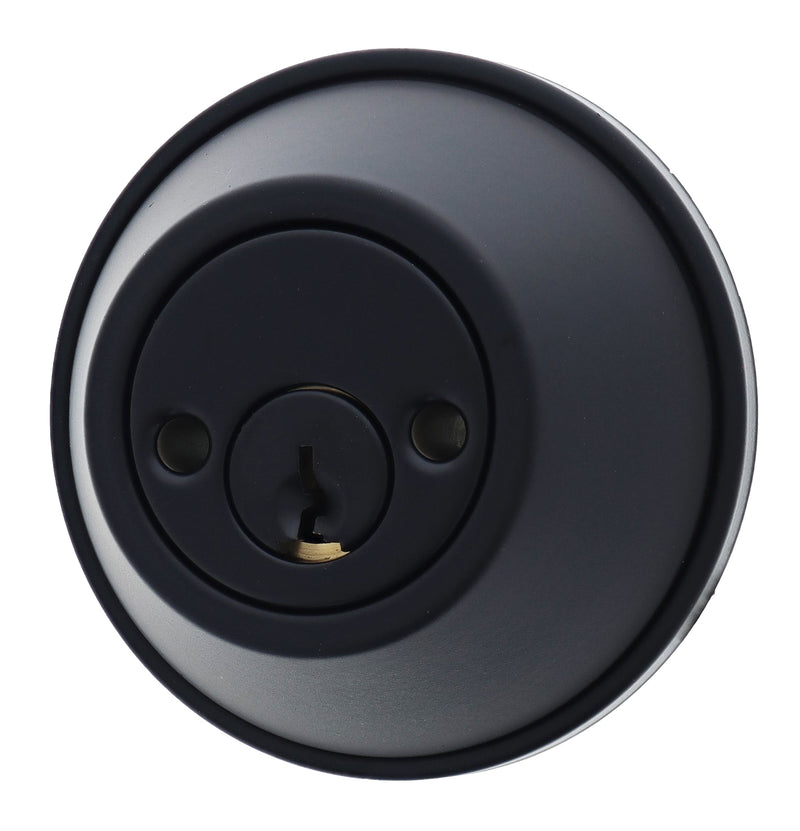 Carbine LB Residential Series Standard Double Cylinder Deadbolt, 60-70mm backset, C4 Keyed to Differ , Boxed, Matte Black