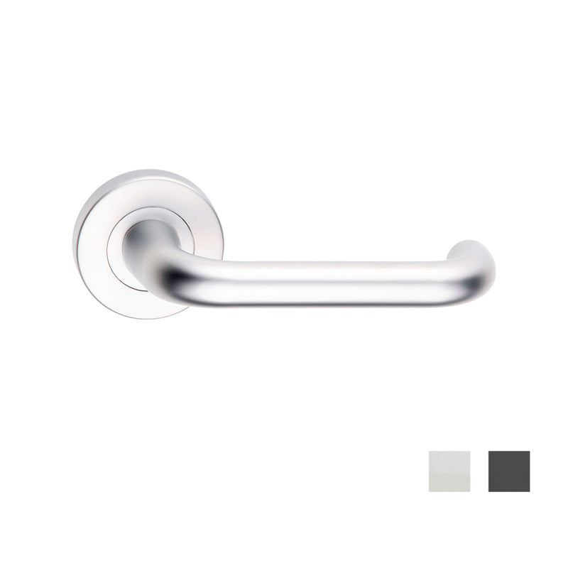 DORMAKABA 8300/18 VISION DOOR LEVER HANDLE ON ROUND ROSE PASSAGE - CUSTOMISE TO YOUR NEED