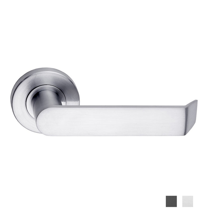 DORMAKABA 8300/24 VISION DOOR LEVER HANDLE ON ROUND ROSE PASSAGE