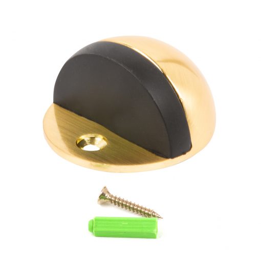 Scope Door Stop Half Dome Satin Brass - ea