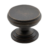 Tradco Flat Cupboard Knob - Available In Various Finishes and Sizes