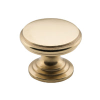 Tradco Flat Cupboard Knob - Available In Various Finishes and Sizes