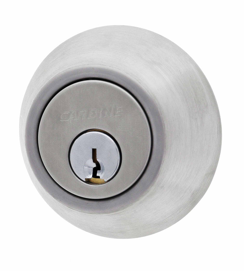 Carbine LB Residential Series Standard Double Cylinder Deadbolt, 60-70mm backset, C4 Keyed to Differ , Display Pack, Satin Stainless Steel