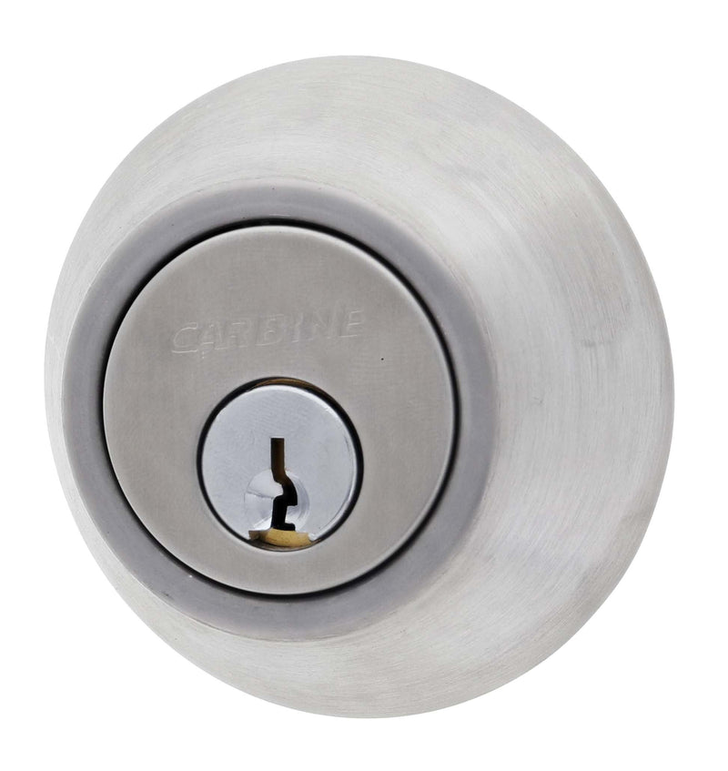 Carbine LB Residential Series Standard Cylinder and Turn Deadbolt, 60-70mm backset, C4 Keyed Alike RANDOM, Display Pack, Satin Stainless Steel