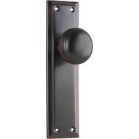 Tradco Richmond Door Knob on Long Backplate - Customise to your needs