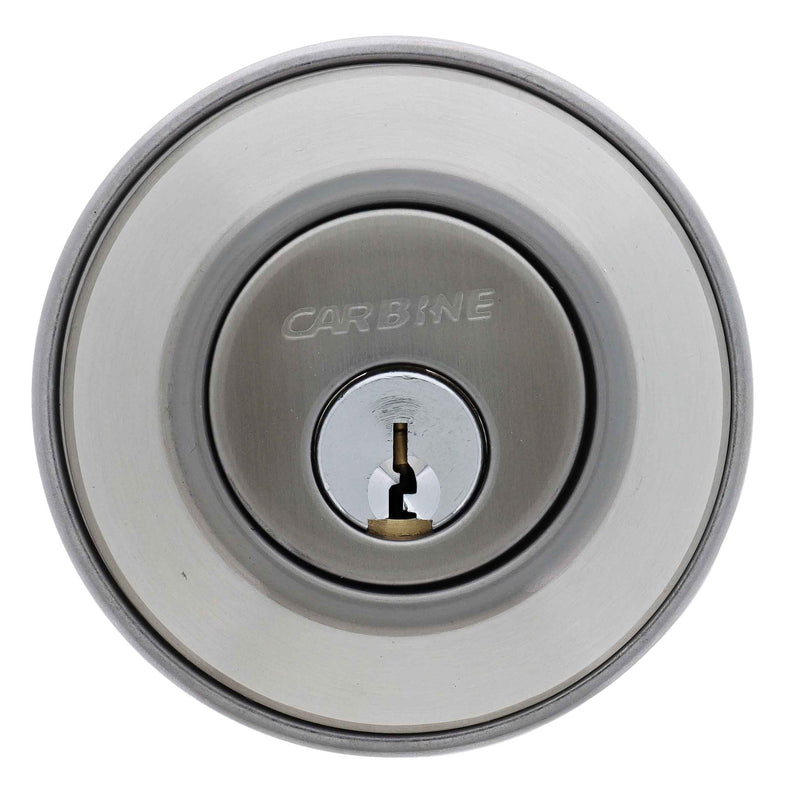 Carbine LB Residential Series Standard Double Cylinder Deadbolt, 60-70mm backset, C4 Keyed to Differ , Boxed, Satin Nickel