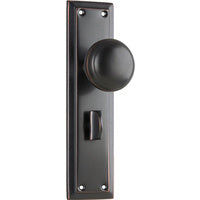 Tradco Richmond Door Knob on Long Backplate - Customise to your needs