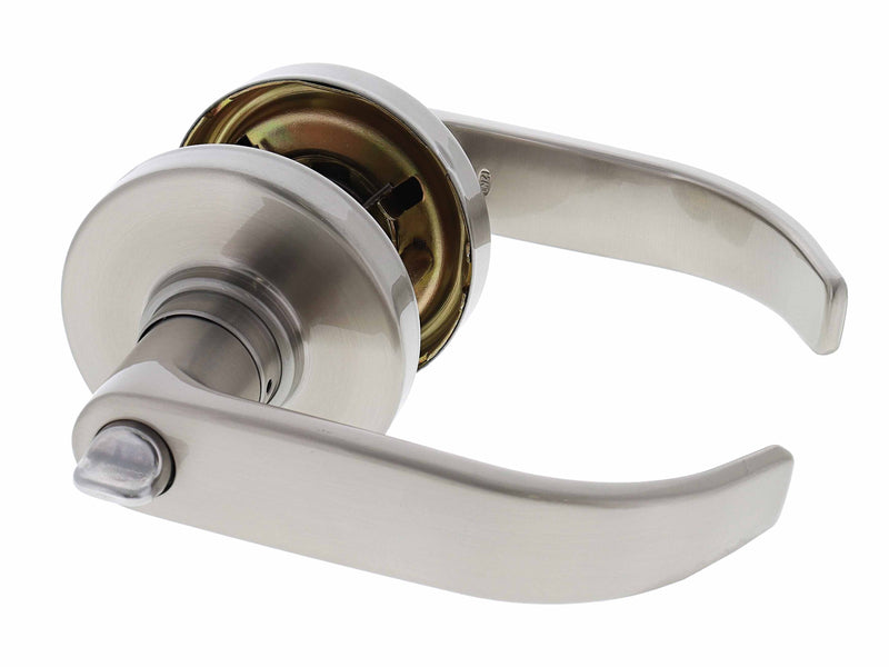 Carbine Empire SL8000 Tiebolt Contemporary Privacy Lever set,  , Boxed, Satin Nickel