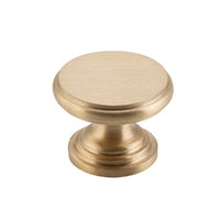 Tradco Flat Cupboard Knob - Available In Various Finishes and Sizes