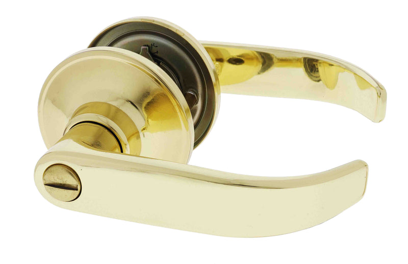 Carbine Empire SL8000 Tiebolt Standard Privacy Lever set,  , Display Pack, Polished Brass