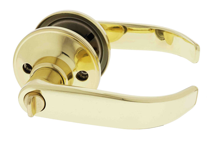 Carbine Empire SL8000 Tiebolt Standard Privacy Lever set,  , Display Pack, Polished Brass