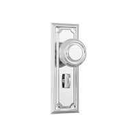 Tradco Edwardian Door Knob on Rectangular Backplate - Customise to your needs