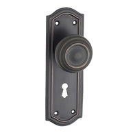 Tradco Kensington Door Knob on Backplate - Customise to your needs