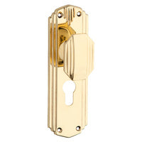 Tradco Napier Art Deco Door Knob on Backplate - Customise your needs