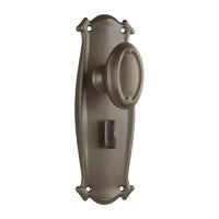 Tradco Bungalow Door Knob on Backplate - Customise to your needs