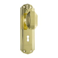 Tradco Napier Art Deco Door Knob on Backplate - Customise your needs