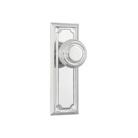 Tradco Edwardian Door Knob on Rectangular Backplate - Customise to your needs